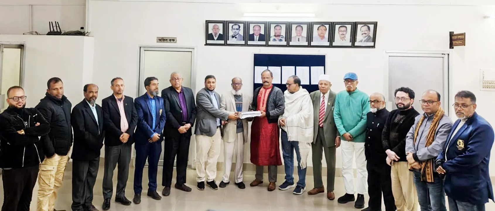 সিলেট প্রেসক্লাবের নয়া কমিটির দায়িত্ব গ্রহণ