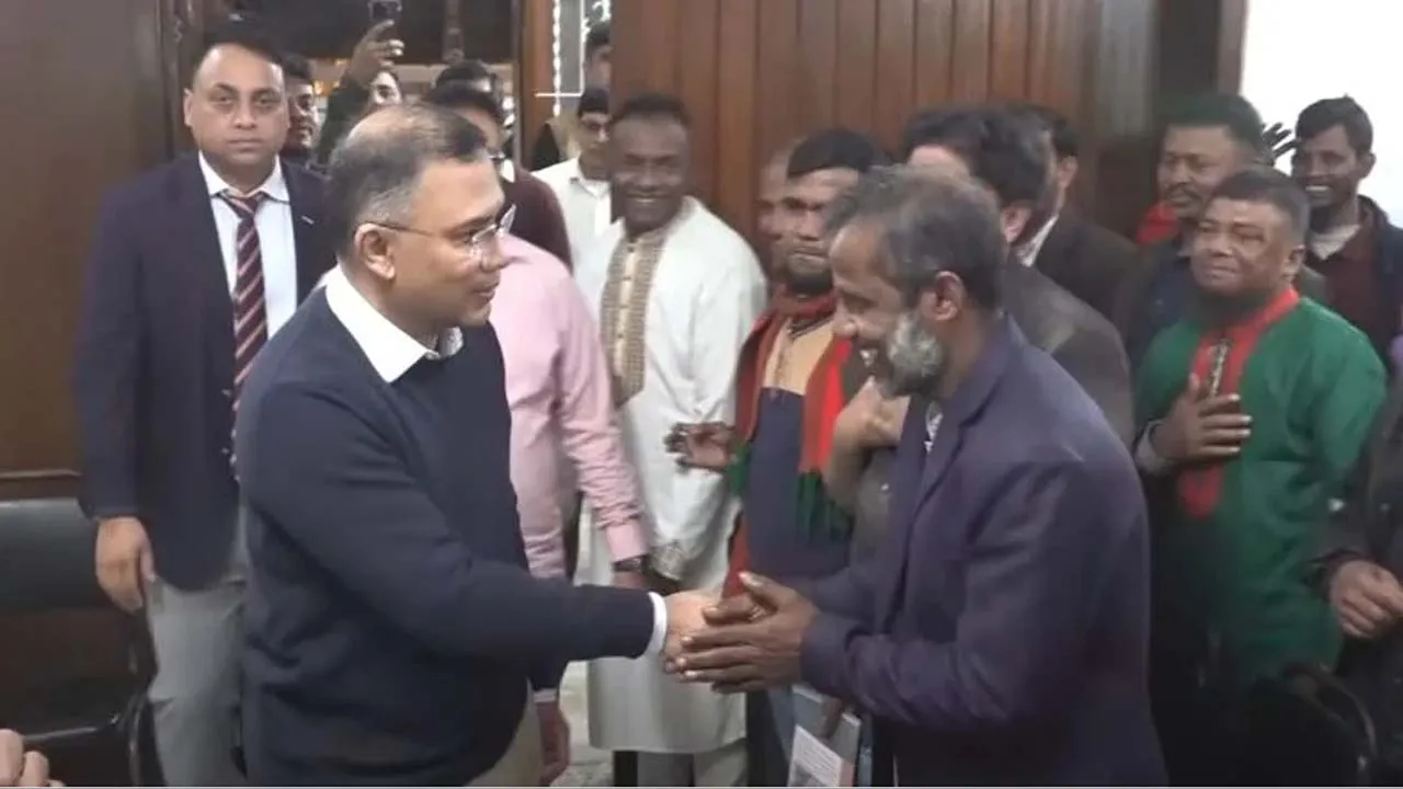 তারেক রহমানের সাথে রিকশা-ভ্যান-অটোচালক নেতৃবৃন্দের মতবিনিময়