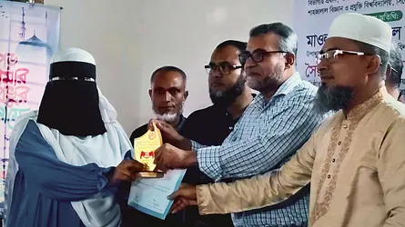 তাহিরপুরে এসএসসি ও দাখিল পরীক্ষায় উত্তীর্ণ কৃতী শিক্ষার্থী সংবর্ধনা