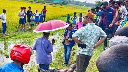 তাহিরপুরে সীমান্তে এক ব্যক্তির লাশ উদ্ধার