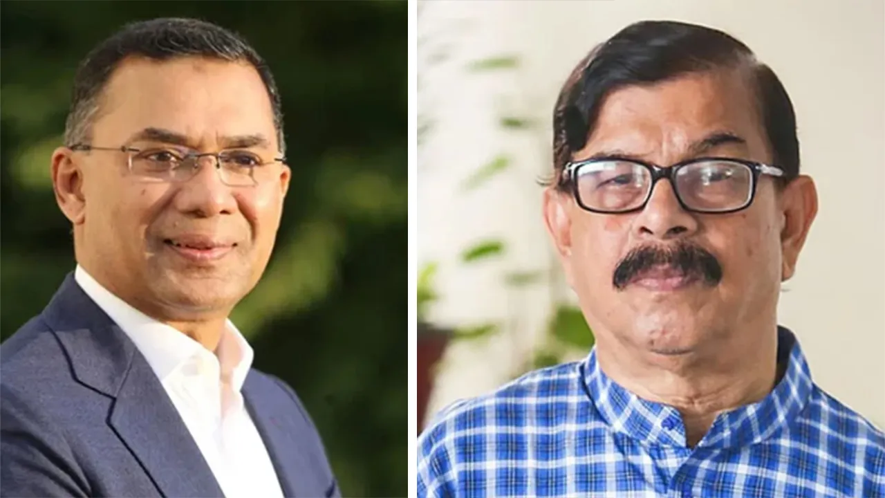 তারেক রহমানের সাথে মাহমুদুর রহমান মান্নার সাক্ষাৎ