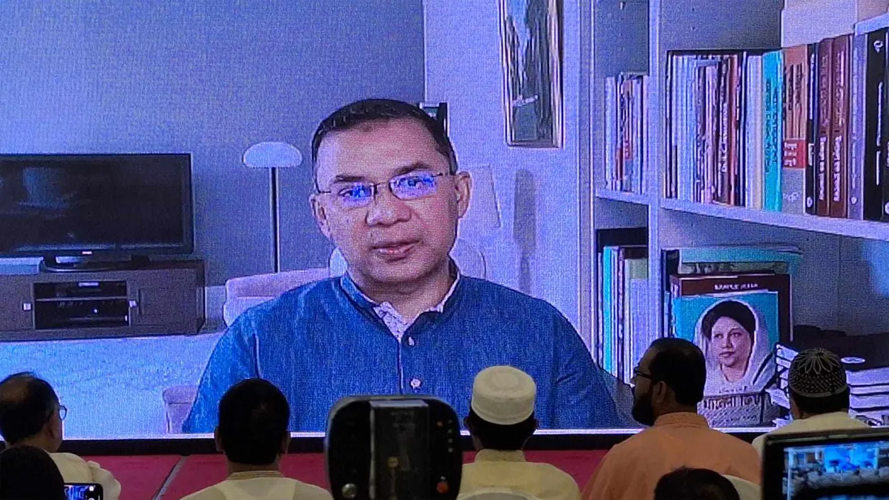 জনগণের আশা-আকাঙ্ক্ষা পূরণে সবাইকে কাজ করার আহ্বান তারেক রহমানের