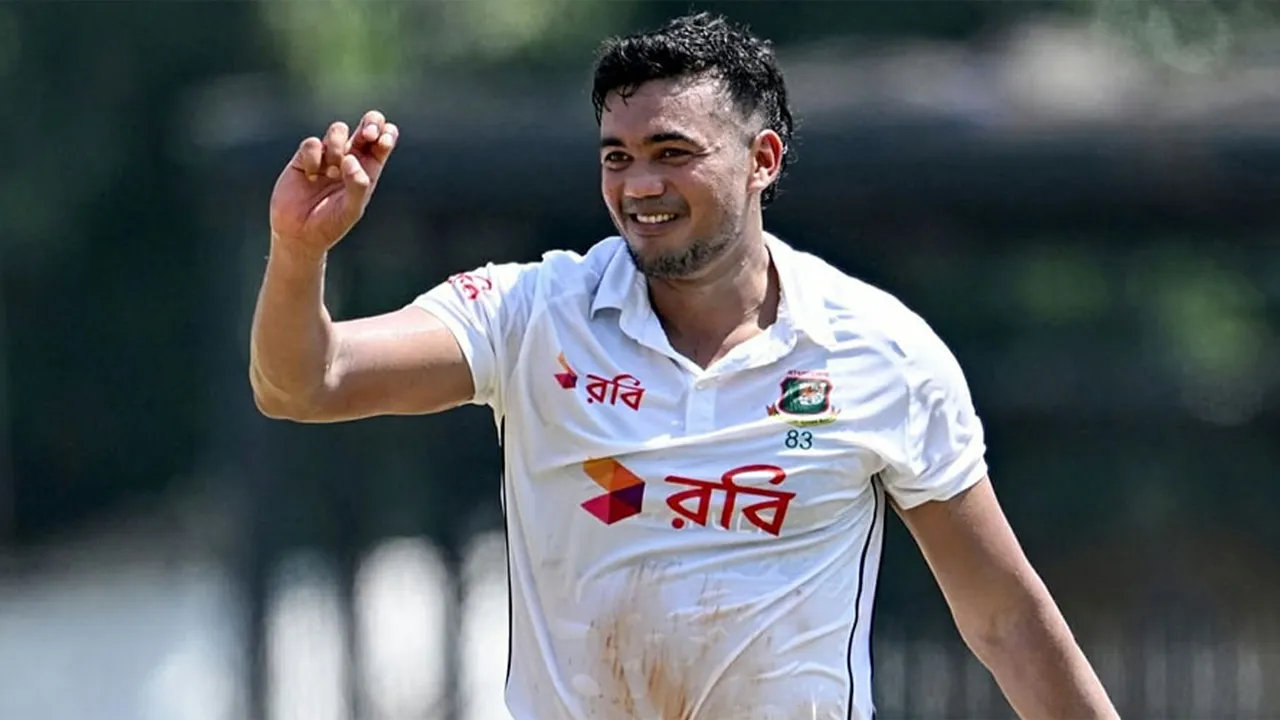 তাসকিনের হাফ-সেঞ্চুরি