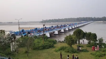 ভারতে ভারী বর্ষণে তিস্তার পানি বিপদসীমার কাছাকাছি, লালমনিরহাটে বন্যার শঙ্কা