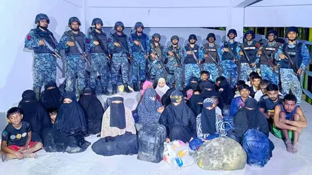 টেকনাফের গহীন পাহাড়ে যৌথবাহিনীর অভিযান, নারী-শিশুসহ উদ্ধার ৩৮