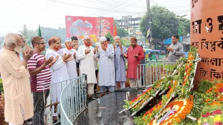 ঠাকুরগাঁওয়ে জুলাই চত্বরে জামায়াতের দোয়া মাহফিল