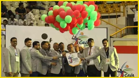 জমকালো আয়োজনে পর্দা উঠলো আন্তর্জাতিক ভলিবল চ্যাম্পিয়নশিপের