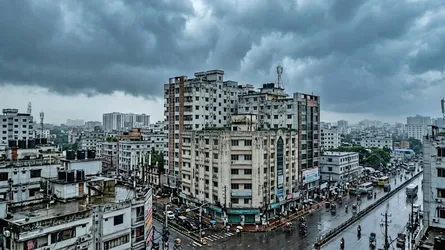 ঢাকার আকাশ মেঘলা, বৃষ্টি-বজ্রবৃষ্টির সম্ভাবনা