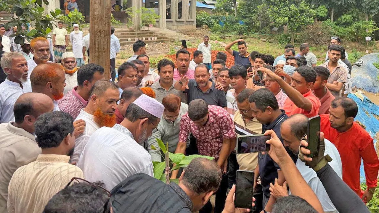 জলবায়ু পরিবর্তন মোকাবিলায় বৃক্ষরোপণের কোনো বিকল্প নেই : নুরুল আমিন এমপি