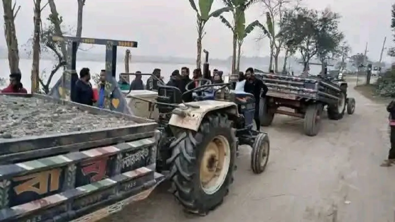 তিস্তার পেটে মরণযন্ত্র : অবাধে লুট, সিন্ডিকেটের তাণ্ডবে ধসে পড়ছে বাঁধ