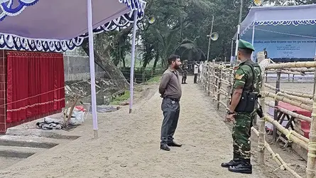 প্রধানমন্ত্রীর আগমনে নিরাপত্তার চাদরে মোড়ানো ত্রিশাল