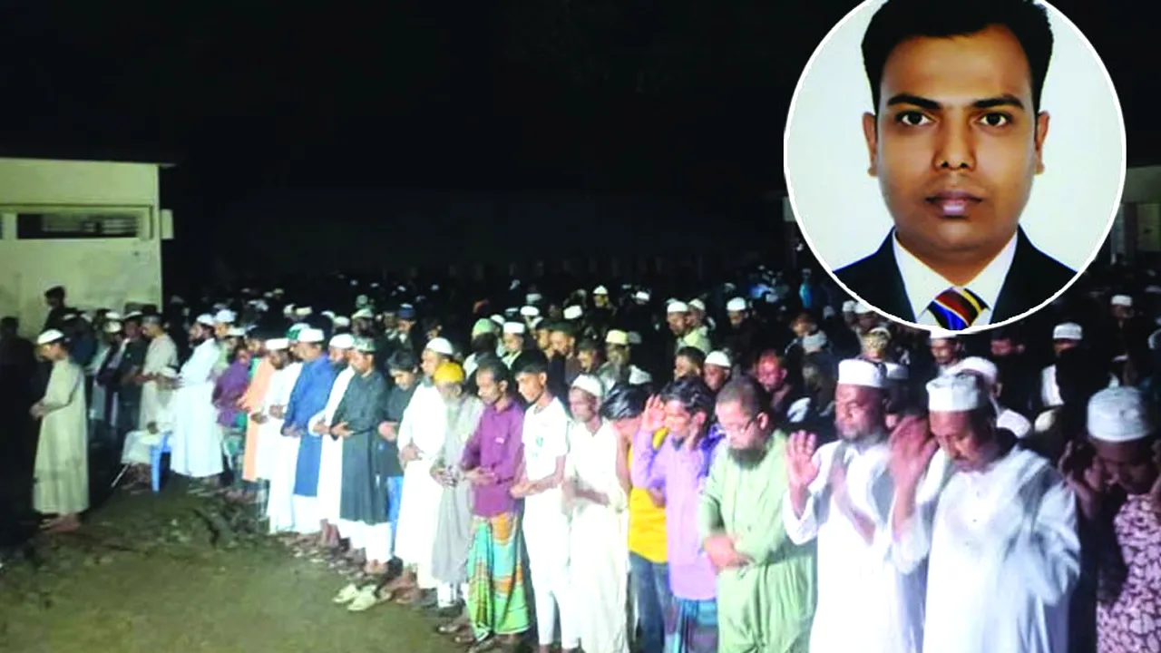 দাদার কবরের পাশে শায়িত হলেন সাংবাদিক তুহিন