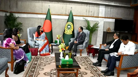 ডেপুটি স্পিকারের সাথে ইউনিসেফ প্রতিনিধিদলের সৌজন্য সাক্ষাৎ
