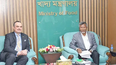 খাদ্য প্রতিমন্ত্রীর সাথে যুক্তরাষ্ট্রের রাষ্ট্রদূতের সাক্ষাৎ