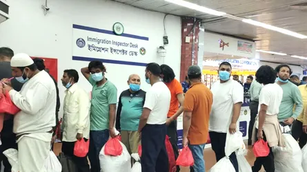 যুক্তরাষ্ট্র থেকে ফেরত এলেন ৩৯ বাংলাদেশী