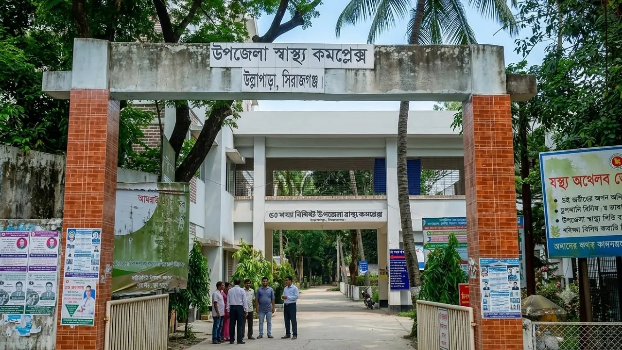 অভিযোগের পরও উল্লাপাড়া স্বাস্থ্য কমপ্লেক্সে রোগীদের নিম্নমানের খাবার সরবরাহ