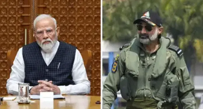 কাশ্মির ইস্যুতে ভারতীয় বিমান বাহিনী প্রধানের সাথে মোদির বৈঠক