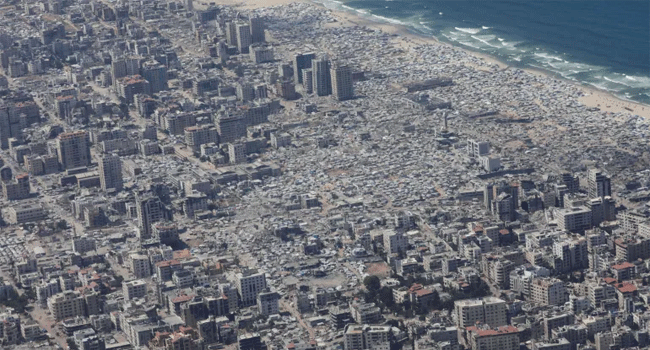 বিধ্বস্ত গাজা