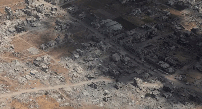 বিধ্বস্ত গাজা