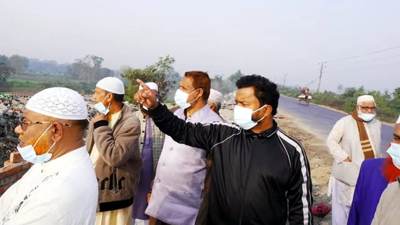 নড়াইল শহরের প্রবেশমুখ দুর্গন্ধমুক্ত করতে এমপির উদ্যোগ