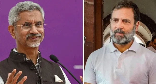 জয়শঙ্করের মতো পররাষ্ট্রমন্ত্রী ভারতের নিরাপত্তার জন্য হুমকি : রাহুল গান্ধী