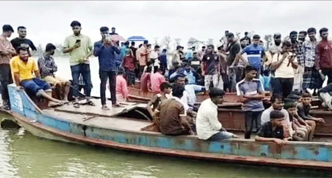 জাফলংয়ের পিয়াইন নদীতে পড়ে যুবক নিখোঁজ