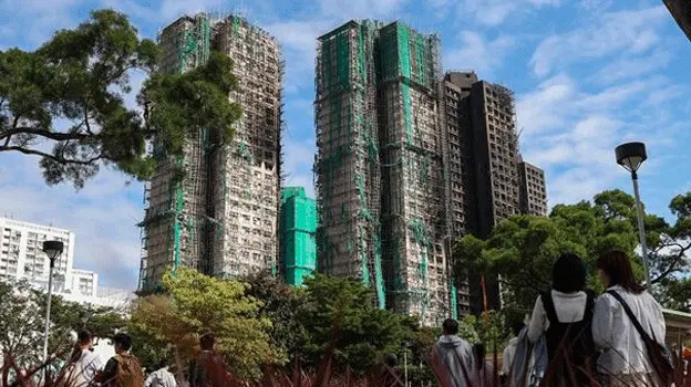 হংকংয়ে অগ্নিকাণ্ডে নিহতের সংখ্যা বেড়ে ১৫৯