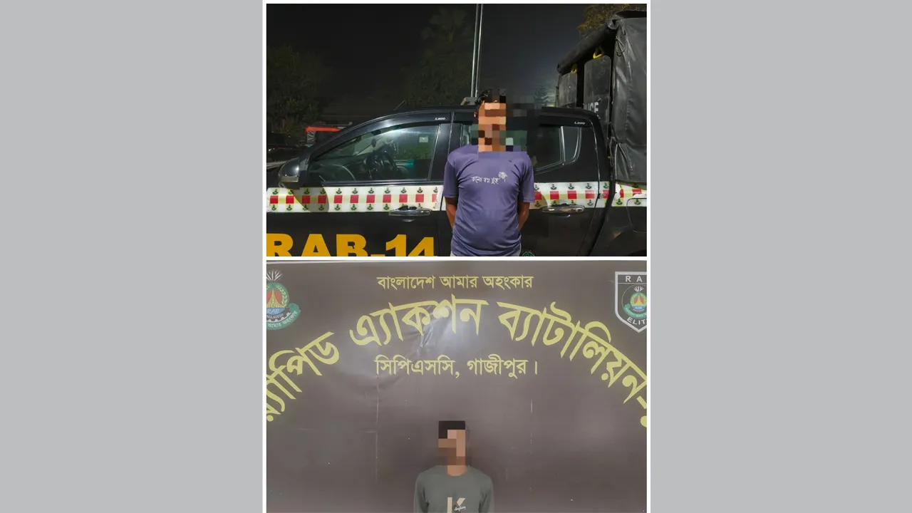 ময়মনসিংহে র‌্যাবের পৃথক অভিযান, গ্রেফতার ২