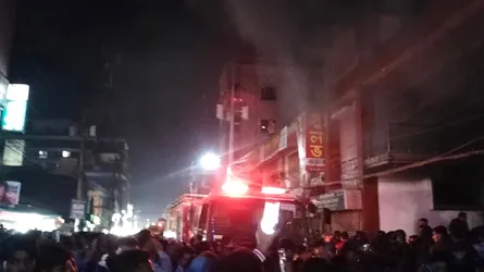 শ্রীমঙ্গলে মার্কেটে আগুন, ১৫ লাখ টাকার ক্ষতি