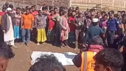 তাহিরপুরে ভারতীয় কয়লাবাহী ট্রাকের চাপায় যুবক নিহত