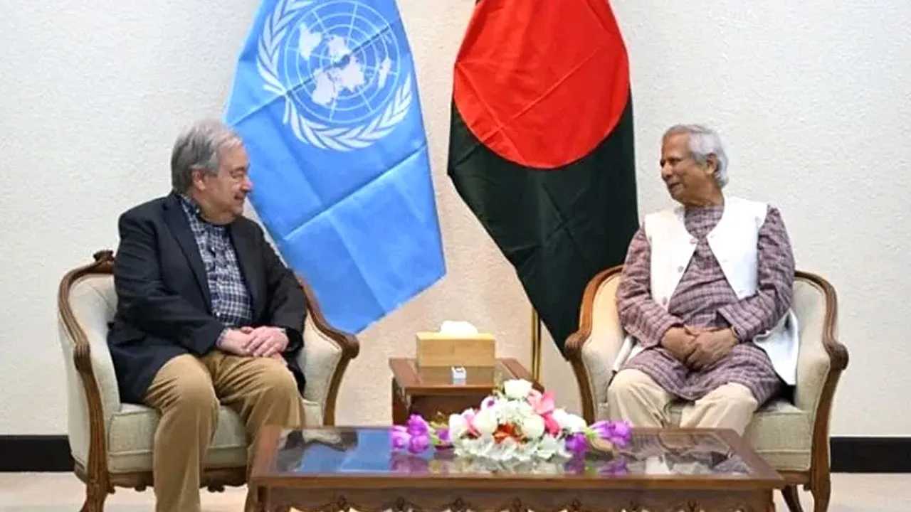 নির্বাচনের সময় নিয়ে জাতিসঙ্ঘ মহাসচিবকে যা জানালেন ড. ইউনূস