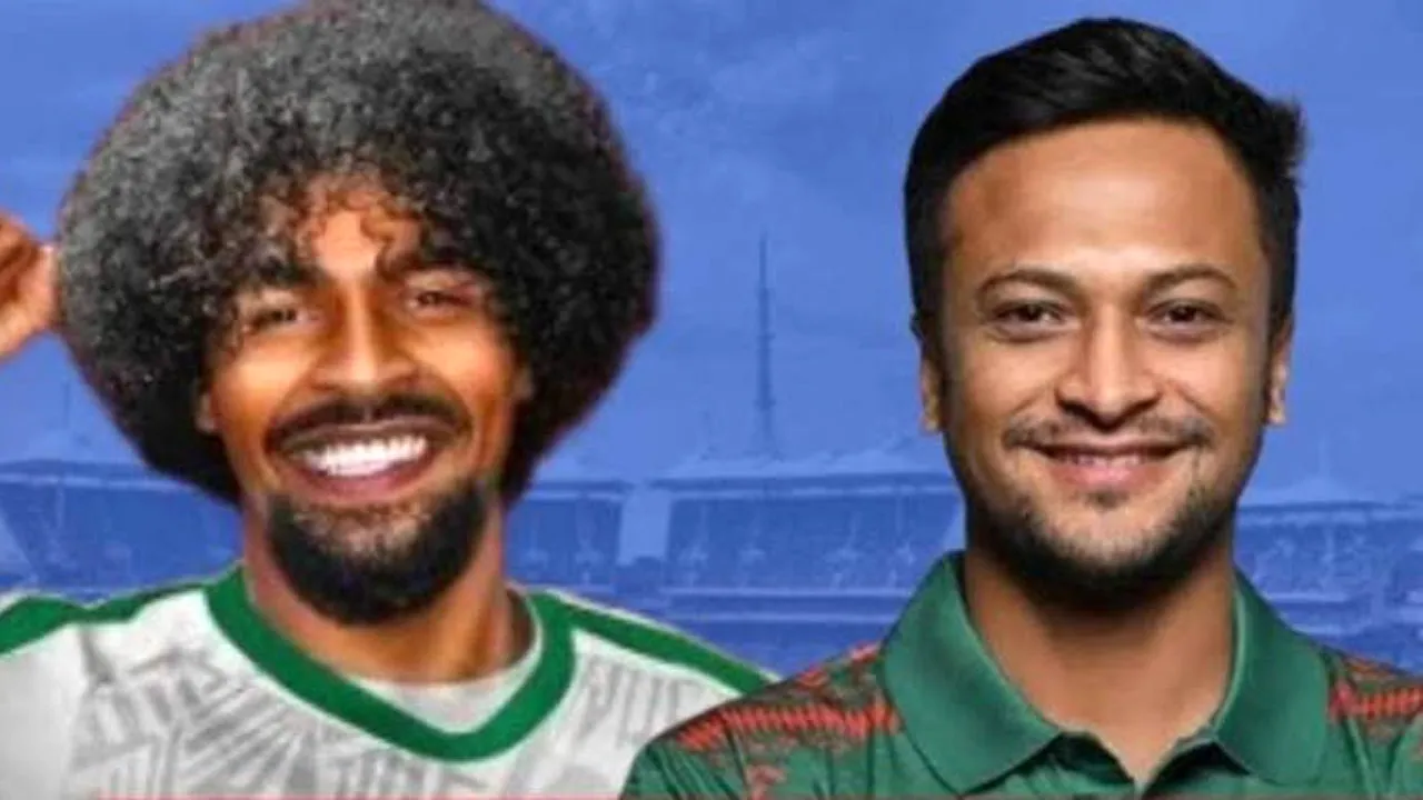 সাকিবকে মেগাস্টার আখ্যা দিলেন হামজা