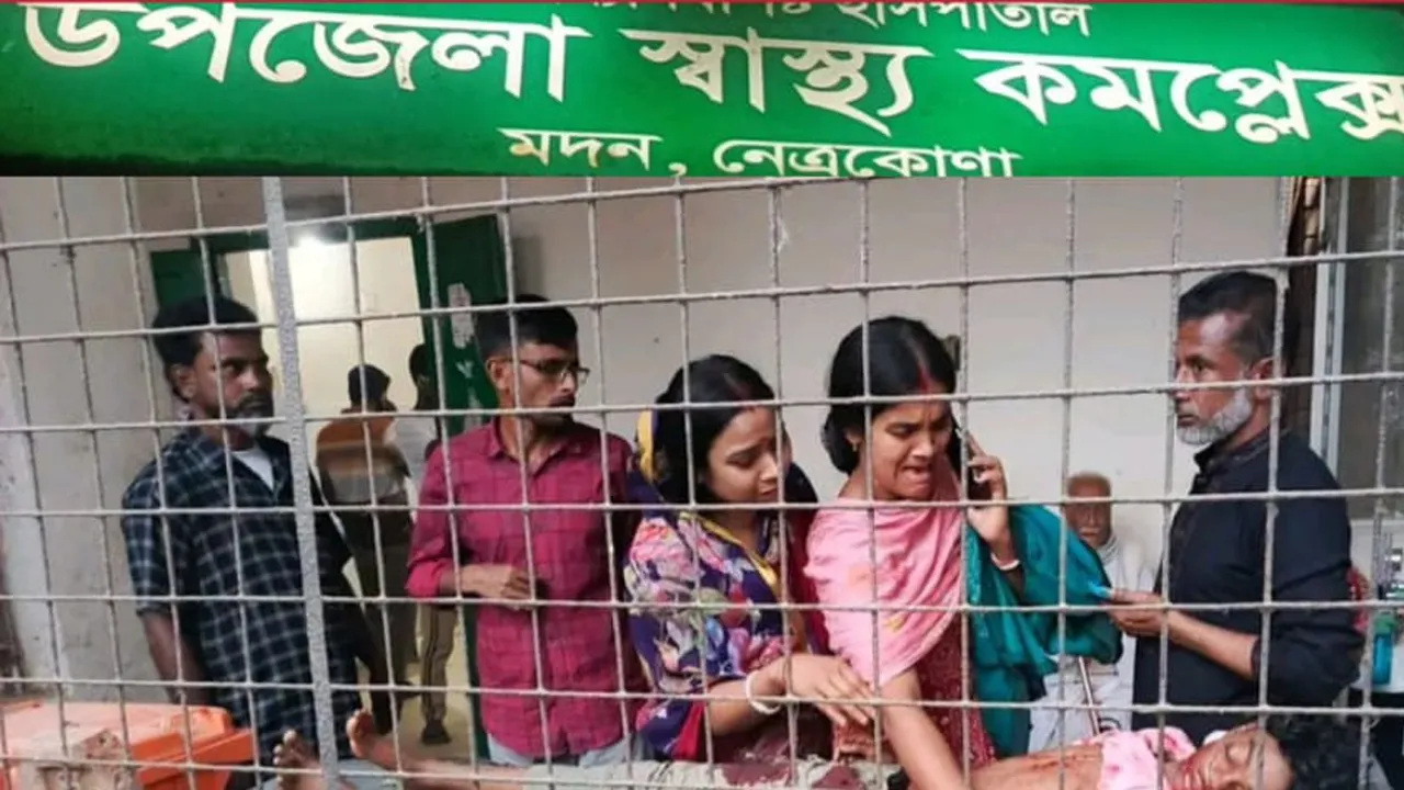 মদনে সড়ক দুর্ঘটনায় স্কুলছাত্র নিহত