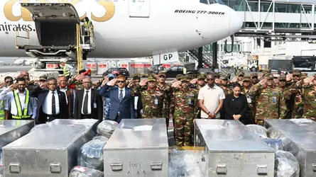 দেশে এলো সুদানে নিহত ৬ বাংলাদেশী শান্তিরক্ষীর লাশ