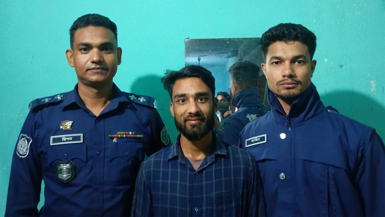 তুরাগে ১১ কোটি টাকা ডাকাতি মামলার আসামি তাহিরপুরে আটক