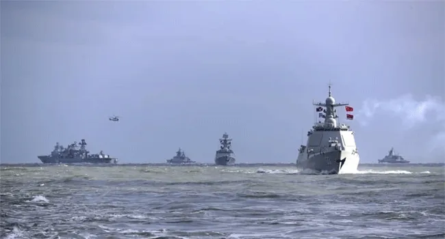 জাপান সাগরে চীন ও রাশিয়ার যৌথ সামরিক মহড়া শুরু