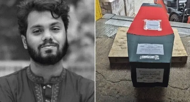 ঢাকায় পৌঁছাল শহীদ ওসমান হাদির লাশ