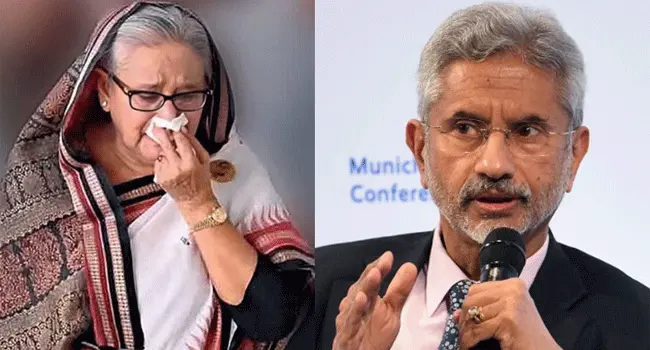 ভারতে কতদিন থাকবেন, হাসিনাকেই তা ঠিক করতে হবে : জয়শঙ্কর