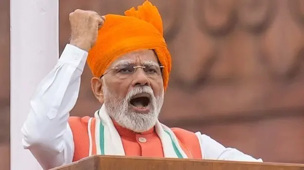 স্বাধীনতা দিবসে ১০৩ মিনিট ভাষণ দিয়ে রেকর্ড গড়লেন মোদি