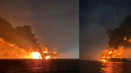 কৃষ্ণ সাগরে তেল ট্যাংকারে বিস্ফোরণের কারণে অগ্নিকান্ড ঘটেছে : তুরস্ক