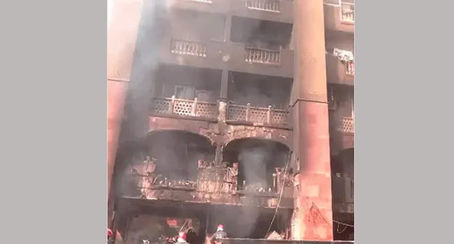 দিল্লিতে রাজ্যসভার এমপিদের আবাসনে ভয়াবহ অগ্নিকাণ্ড