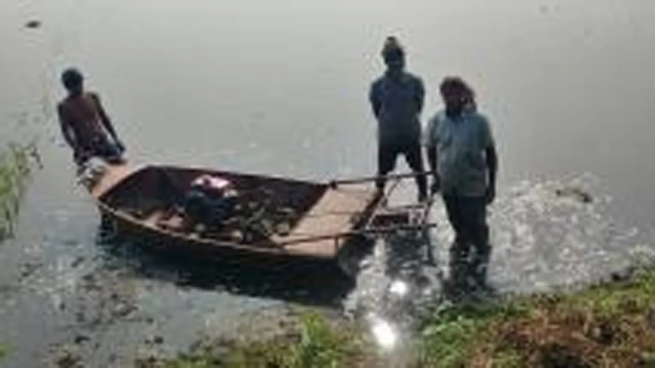 উজিরপুরে বিলাঞ্চলের বোরো চাষি কৃষকদের ভরসা নৌকা টিলার