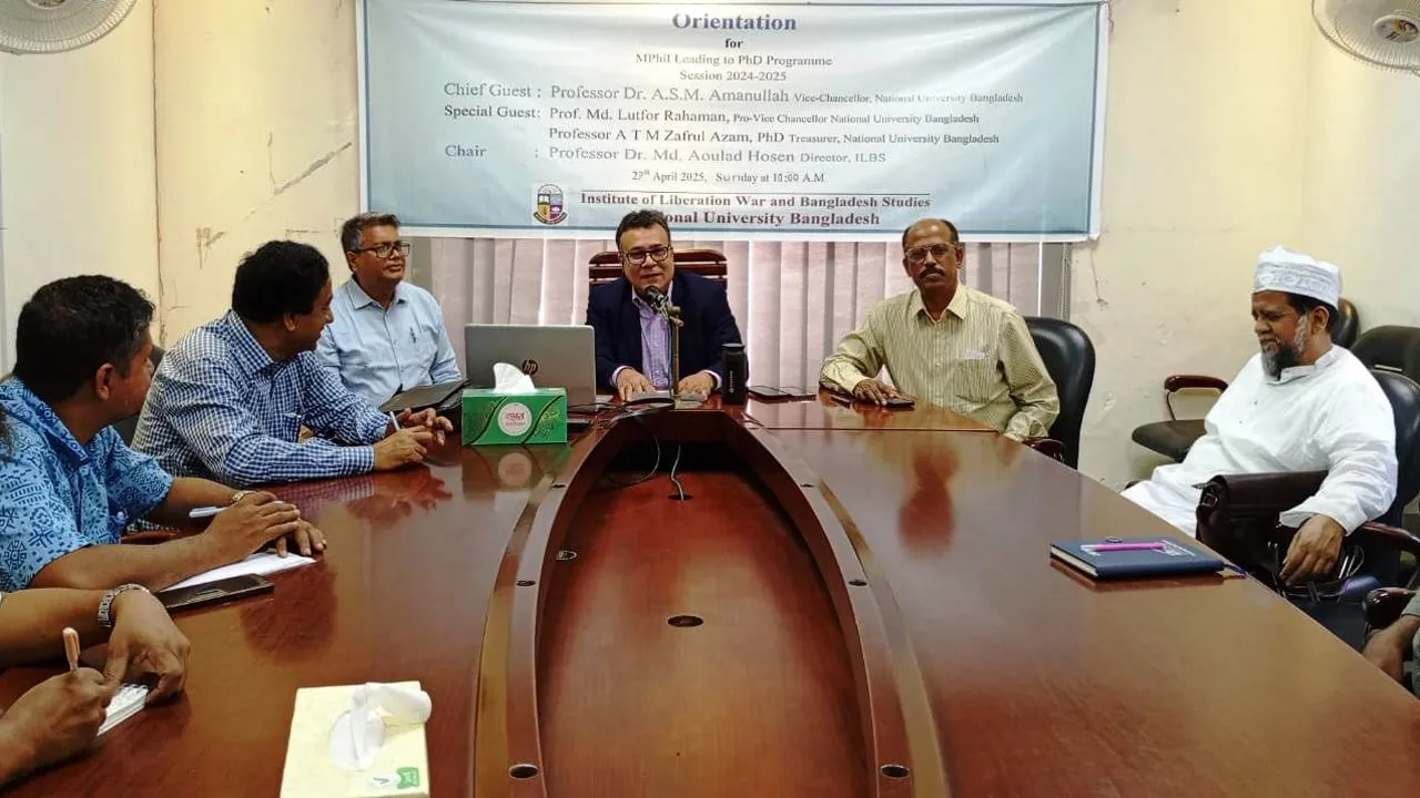 গবেষণা হতে হবে ফলপ্রসূ ও বিশ্বমানের : ভিসি জাতীয় বিশ্ববিদ্যালয়