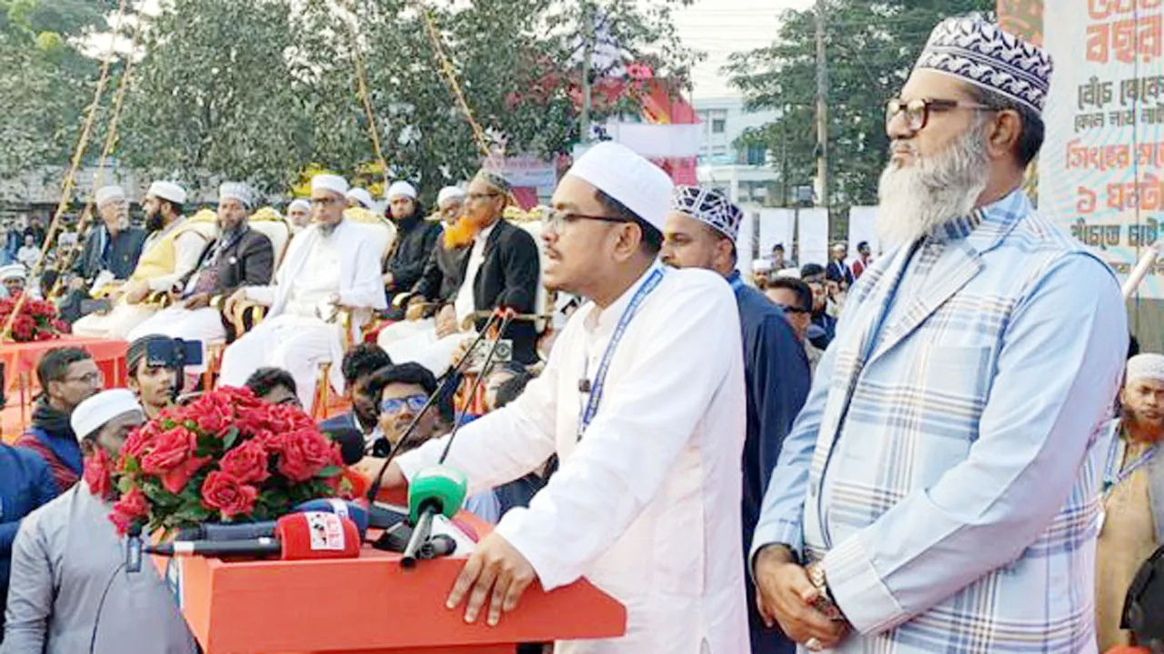আল্লামা সাঈদীর কফিন ছুয়ে শপথ করেছি, অন্যায়কারীদের শেষ দেখে ছাড়ব