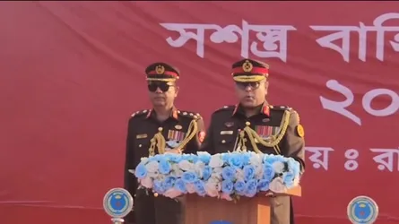 রাজেন্দ্রপুর সেনানিবাসে সশস্ত্রবাহিনী দিবস পালিত