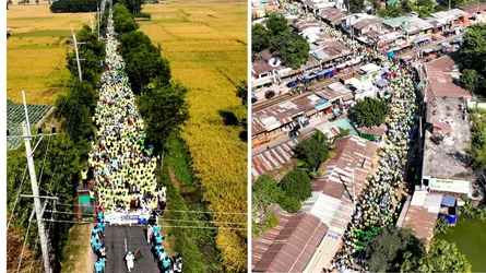 বগুড়া-৩ আসনে জামায়াতের গণমিছিলে মানুষের ঢল