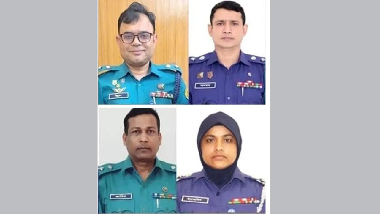 সিলেটের ৪ জেলায় নতুন এসপি