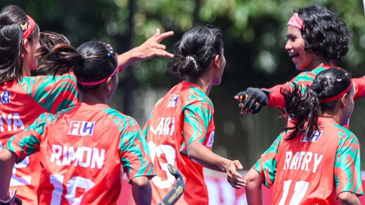 আন্তর্জাতিক হকিতে নারী দলের প্রথম জয়