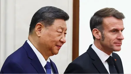 শান্তি প্রতিষ্ঠা ও বাণিজ্য ভারসাম্য ফিরিয়ে আনতে চীনের প্রতি ম্যাক্রোঁর আহ্বান