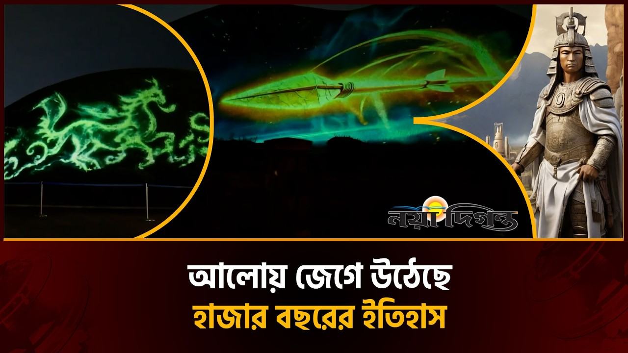 আলো-ছায়ায় জীবন্ত হলো দক্ষিণ কোরিয়ার সিলা রাজ্যের ইতিহাস